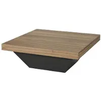 AEA Table basse Table d'appoint Salon Marron Table en bois Design Meubles