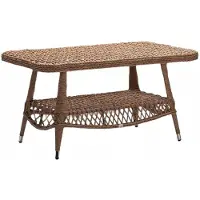 AEA Couchtisch Braun Luxus Rattan Elegantes Terrasse Design Tische modern Möbel