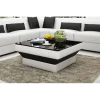 AEA Table basse Table de salon Tables en verre Design Table d'appoint Kidnersicher