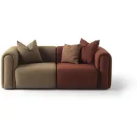 Xl Moebel Gmbh Elegantes 3-Sitzer Sofa aus Textil in Mehrfarbig