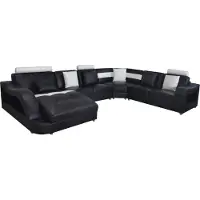 AEA Leder Sofa Couch Wohnlandschaft Eck Garnitur Design Modern Sofas U-Form Couchen