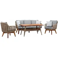 AEA Gartenmöbel Sitzgarnitur Sofa Couch Polster Garten Terrasse Möbel Sitzgruppe