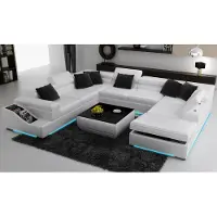 Xl Moebel Gmbh Eckgarnitur Leder Sofa Wohnzimmer Wohnlandschaft Polsterecke Sitzgarnituren +USB
