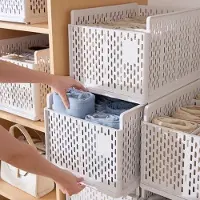 OEM Ensemble de 2 organisateurs de vêtements pliables avec 16 compartiments – range-vêtements pour pantalons et chemises