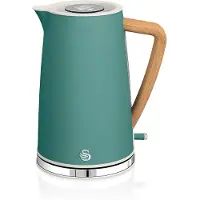Swan SK14610GRENEU Bouilloire 1,7L Ultra Rapide Sans Fil Design Moderne Vert Nordique
