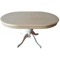 AEA Runder Esstisch Esszimmer Tische Wohnzimmer rund Tisch 135 x 91 cm Holz Möbel