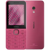 Nokia 225 (2024), Portrait, Double SIM, 6.1 cm (2.4"), 0.3 MP, 1450 mAh, Rose