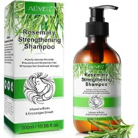 P-Beauty Shampooing au romarin Soin du cuir chevelu pour la croissance des cheveux contre la chute des cheveux Vegan 300ml