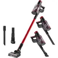 ProfiCare Aspirateur 2en1 à main et balai sans fil PC-BS3136A-Rouge