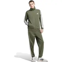 Adidas Survêtement 'Dayready' olive / blanc