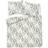 Detexpol Couverture de lit, couverture de lit en flanelle, chaude, idéale pour l'hiver, dimensions 160x200, modèle 6043b, motif géométrique vert