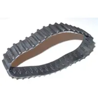 LEGO , chenille noire, grande, non-technique (36 segments, côté gauche) (x1681) – neuf