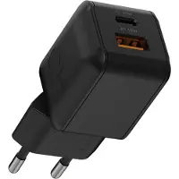 Xtorm Chargeur 45W NextGen, Technologie GaN, USB-C et USB-A, Power Delivery, Plastique Recyclé GRS - Noir