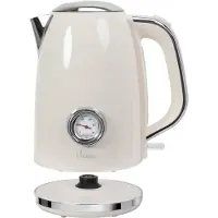 Silva Bouilloire Bikitchen nostalgia 170 blanc crème, 1,7 litre 410139