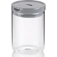 kela Bol en verre Arika, gris H 15cm / Bord 10,5 cm / 900 KL-12108