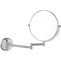 FortiFura Calvi miroir grossissant – rond Ø 20 cm – grossissement 3x – Inox brossé SW1126038