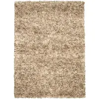 Studio Clarice Tapis en laine à poils longs | Elin Beige | 160x230cm | Beige | Rectangulaire | Tapis