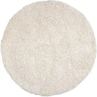 Studio Clarice Tapis rond à poils longs | Yves Crème | Ø 200cm | Crème | Rond | Tapis