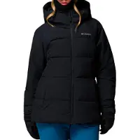 Columbia - Veste de ski imperméable en OMNI-TECH - Ava Alpine Puffer Jacket Black pour Femme - Taille M - Noir