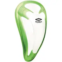 Shock Doctor Coquille athl tique BioFlex, protection ventil e, tailles jeunes et adultes, verte