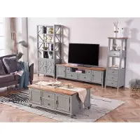 AEA Table basse Table d'appoint Table de salon Plateau de table en bois Table