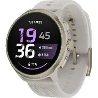 Suunto Montre connectée Run 2 4 Go Bluetooth Gris avec bracelet Or plume
