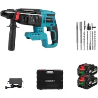 OEM Perceuse-marteau, moteur sans balais, conception sans fil, kit comprenant 2 batteries