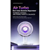 StarTech.com Ventilateur de table pliable - Veilleuse LED - 5 vitesses - Alimentation par USB - Vent naturel - Oscillation gauche-droite - 5 V