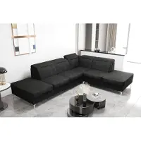 AEA Moderne Sofas Stoffsofa Couch Wohnlandschaft Sofa Ecke Design Eck Ecksofa L-Form