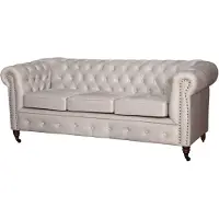 AEA Design Chesterfield Canapé Canapé Coussin Set 3+2+1 places Garnitures