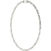 GUESS Chaîne 'LO STUDIO' argent