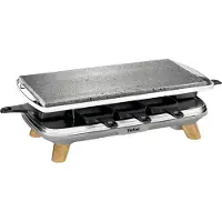 Tefal Pierrade Gourmet Raclette : grill et plaque de cuisson 2-en-1 pour un plaisir gustatif