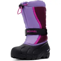 Sorel Bottes d'hiver unies pour enfants , YOUTH FLURRY, violet (Purple Dahlia, Paisley Purple), taille : 39
