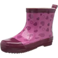 Playshoes Bottes en caoutchouc éosine / rose clair