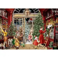 Sonstige Verlage Calendrier de l'Avent A4 sur le thème des boutiques de Noël nostalgiques