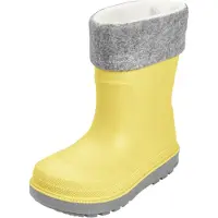 Playshoes Bottes en caoutchouc jaune / gris
