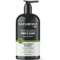 Naturtint Shampooing revitalisant pour hommes pour les cheveux et la barbe 500ml