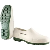 Dunlop Galoches PVC Bicolour Wellie Shoe OB blanc selon EN ISO 20347:2012 OB FO CI SRA blanc taille 44