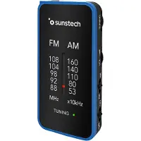 Sunstech Radio portable rpc6bl/ bleu