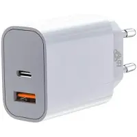 TB Universal charger 2x3A USB C + USB A Power Delivery white