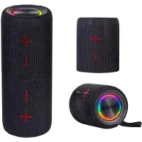 Trevi XR JUMP Haut-parleur stéréo portable sans fil 20W IPX5 noir avec LED