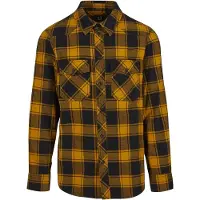 Brandit Chemise orange chiné / noir