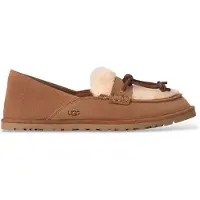 Ugg pour femme. 1182151 Mocassins en Cuir Zora Loafer marron (41), Plat, Aucun, Casuel
