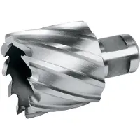 RUKO Terrax Carotteuse HSS avec tige Weldon, Ø 12 mm - 32 mm, profondeur de coupe 30 mm, Diamètre:26 mm