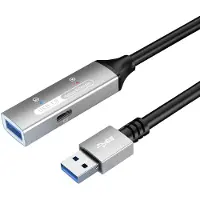 PremiumCord 20m de câble d'extension USB 3.2 Gen1 actif avec répéteur pour une utilisation optimale