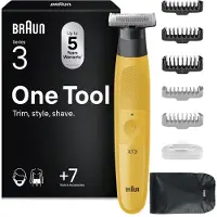 Braun Tondeuse-rasoir Series XT3 avec 7 accessoires pour l'entretien de la barbe – tout-en-un
