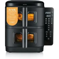 Severin Friteuse à air chaud S-Fry Duo Stack FR 9598