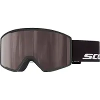 SCOTT - Masque de ski - Trace Pro Black Silver chrome S2 en Silicone - Noir