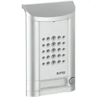 Ritto Schneider Electric GmbH Minivox Station de porte 1271937 1 touche blanc alu (1271937)