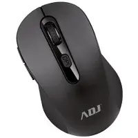 Adj Mouse Wireless Ottico Evo Pure Bk 1000 Dpi 6 Tasti Con Ricevitore (Sans fil), Souris, Noir